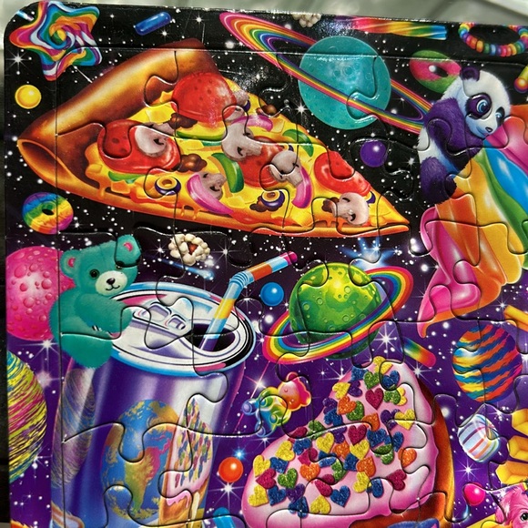 Vintage Lisa Frank Jigsaw Puzzles Hunter Tikanni Puppy Junk Food in Space (3) - Picture 6 of 10